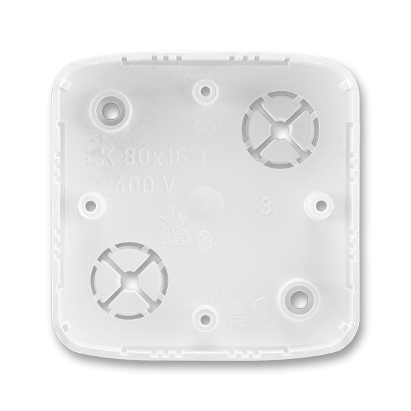 Krabica prístrojová, nástenná, Tango®, biela