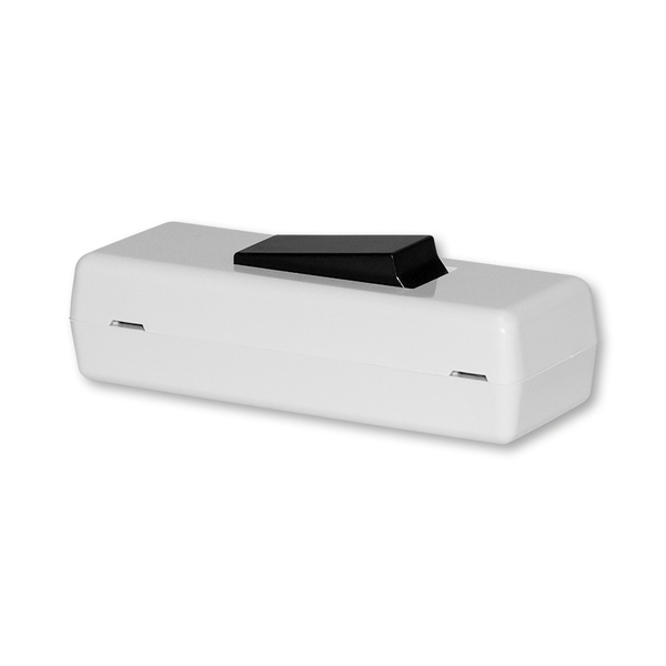 Spínač jednopólový šnúrový koncový, šedá